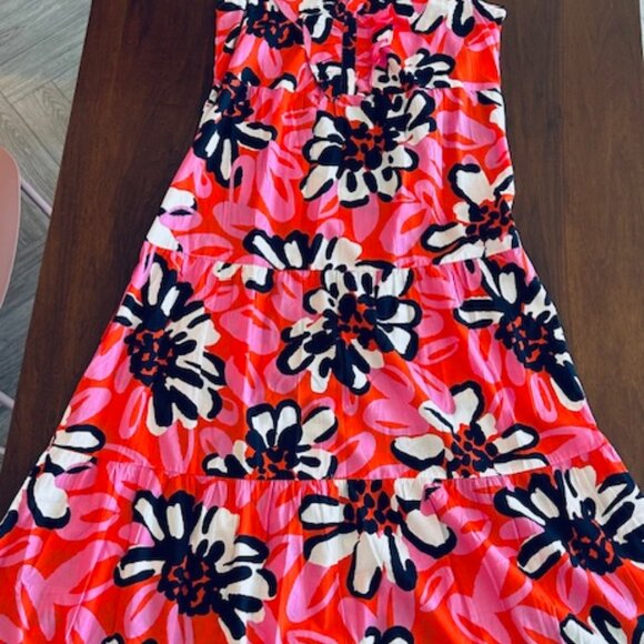 SUMMER CLEARANCE!  Mud Pie Tiered Maxi Floral Dress (Size M) - Picture 9 of 11